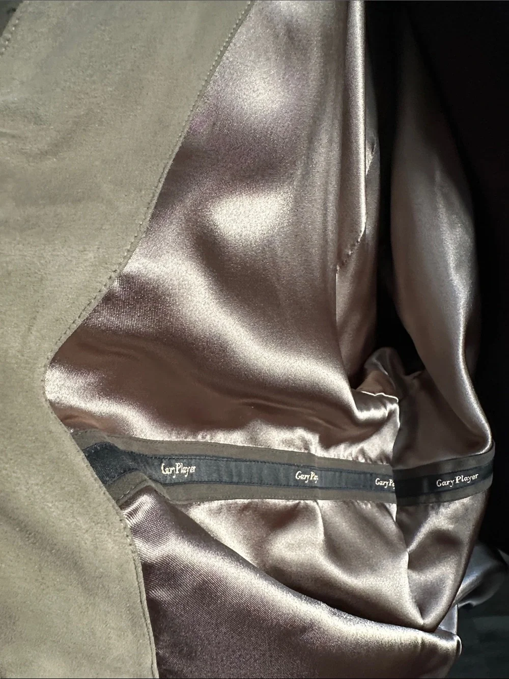Vintage Gary Player Classic Men's Beige Zip-Front Jacket